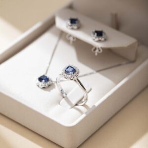 SET ZAFIRO & DIAMANTES