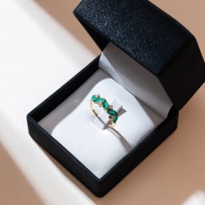 ANILLO TIARA ESMERALDA